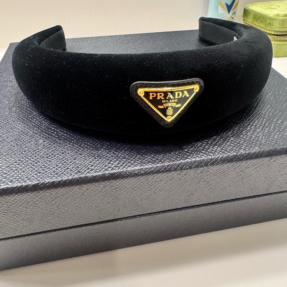 Prada Black Luxury Headband for women main image 5